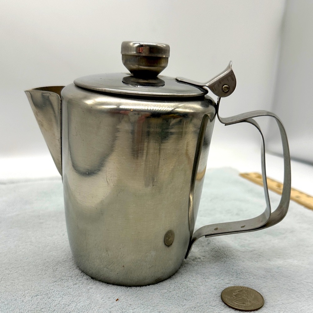 Korea/Sunnex? Stainless Steel Teapot approx. 20oz.